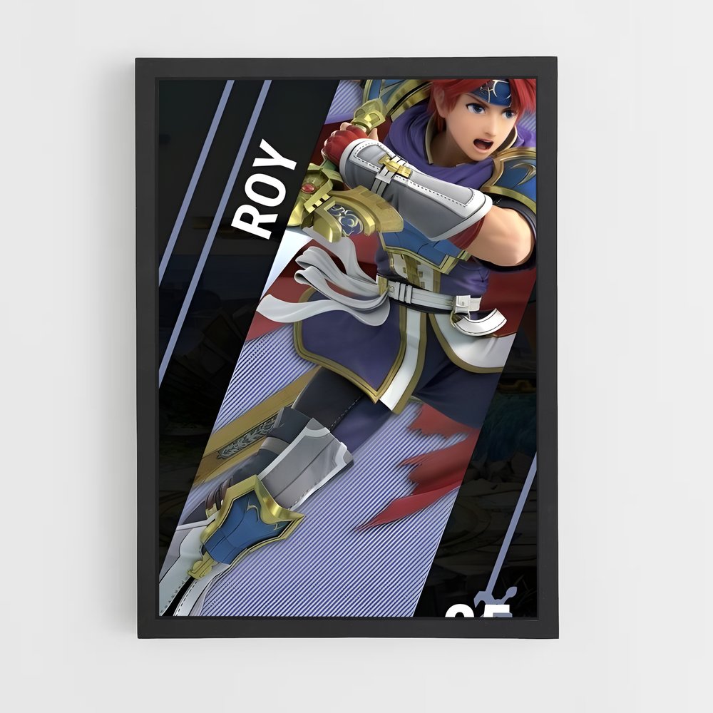 Poster Roy charme – affiche Super Smash Bros (vue 2)