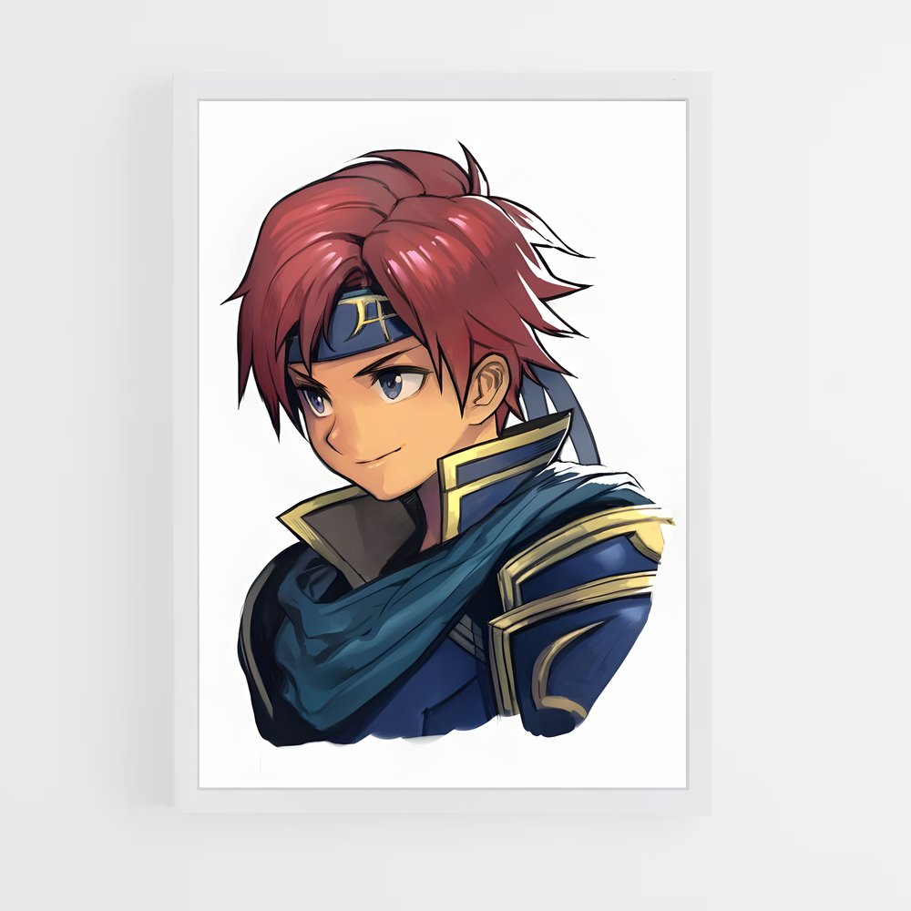 Poster Roy Homme – affiche Super Smash Bros (vue 3)