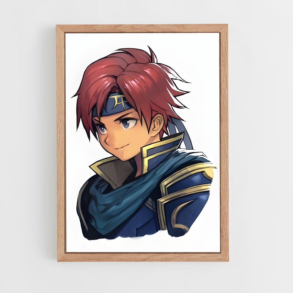 Poster Roy Homme – affiche Super Smash Bros (vue 4)