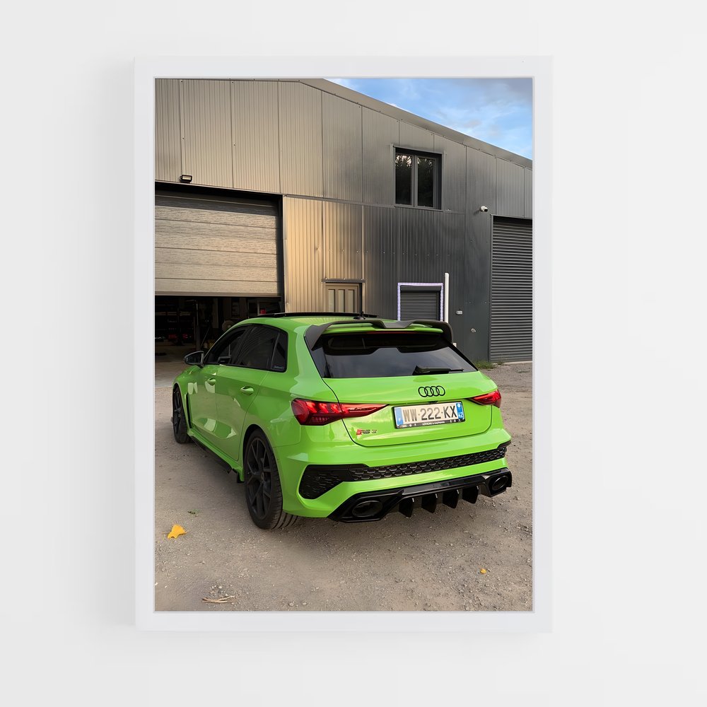 Poster Audi RS3 Legend (vue 3)
