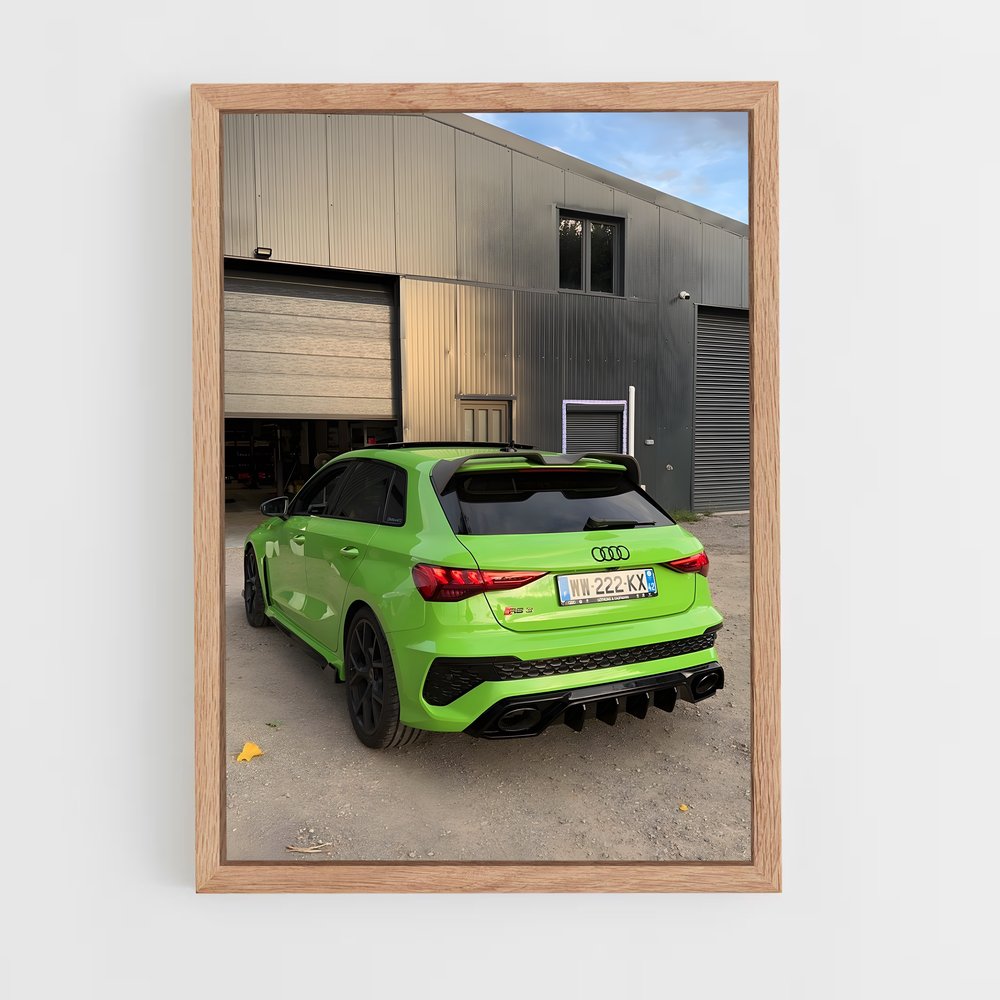 Poster Audi RS3 Legend (vue 4)