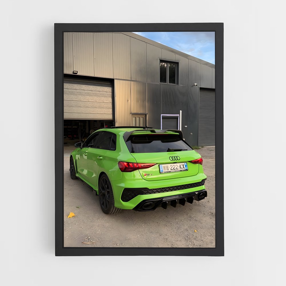 Poster Audi RS3 Legend (vue 2)