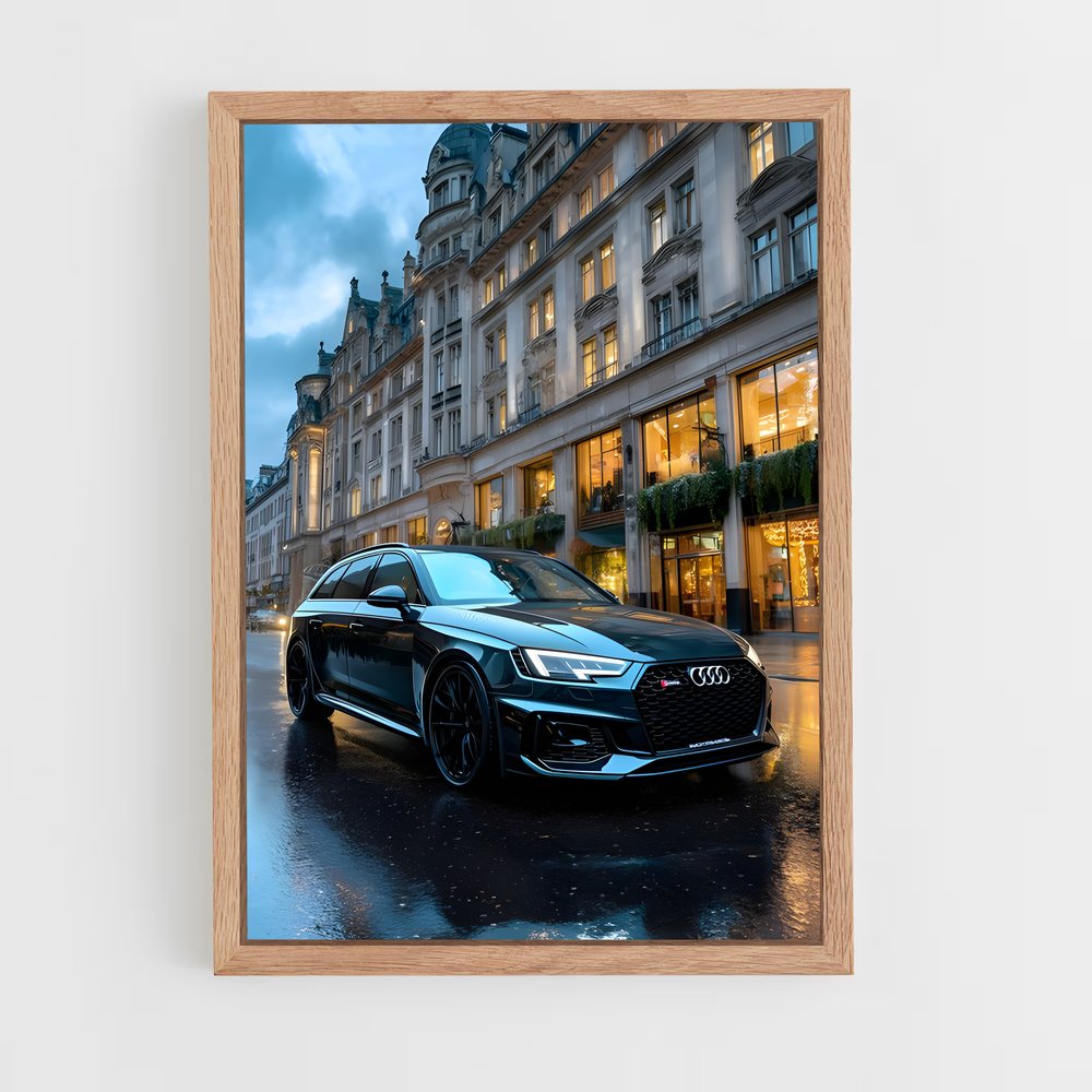 Poster Audi sous la Pluie (vue 4)