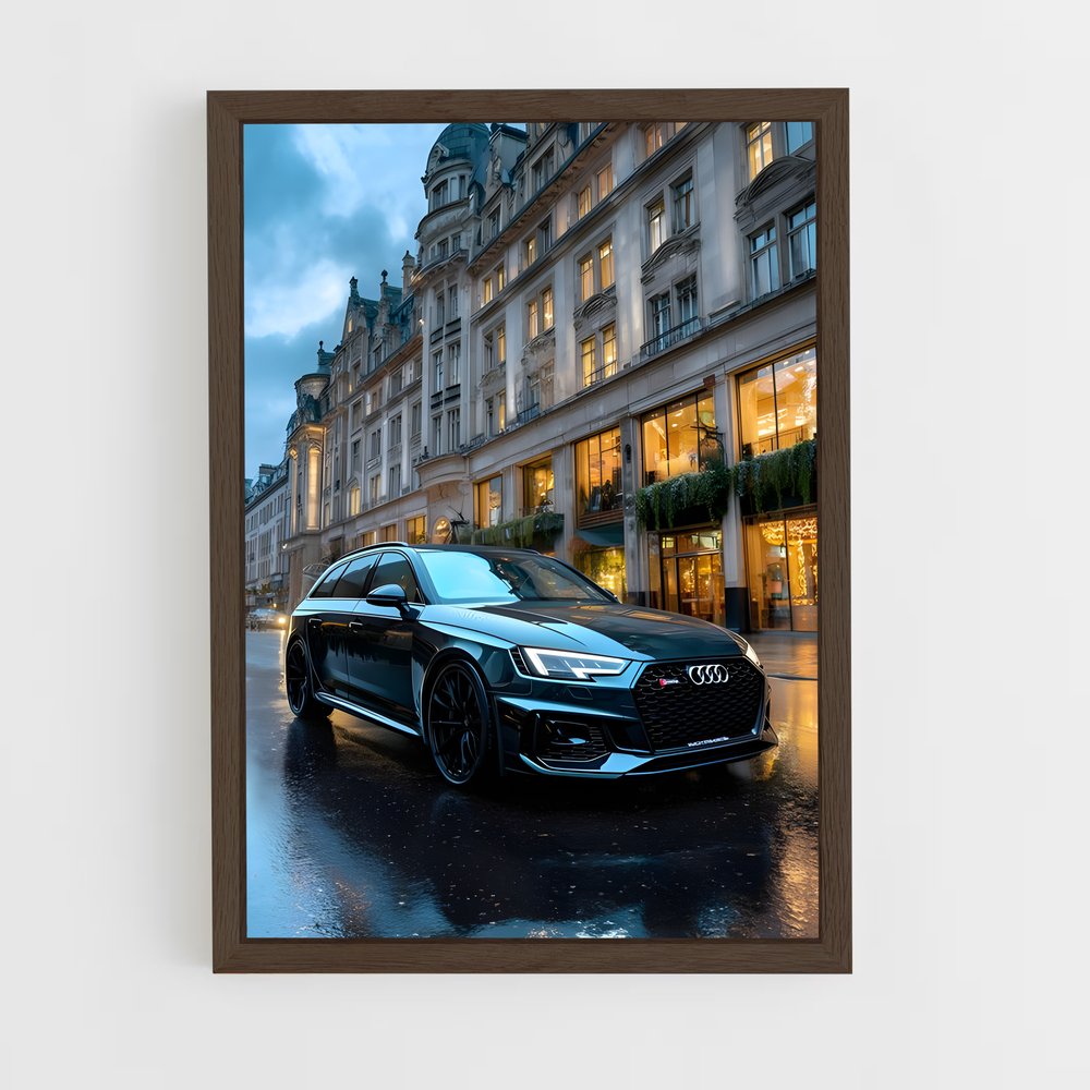 Poster Audi sous la Pluie (vue 5)