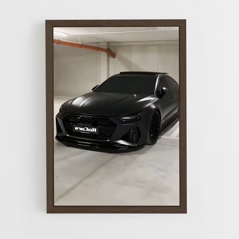 Poster Garage Noir – affiche Audi (vue 5)