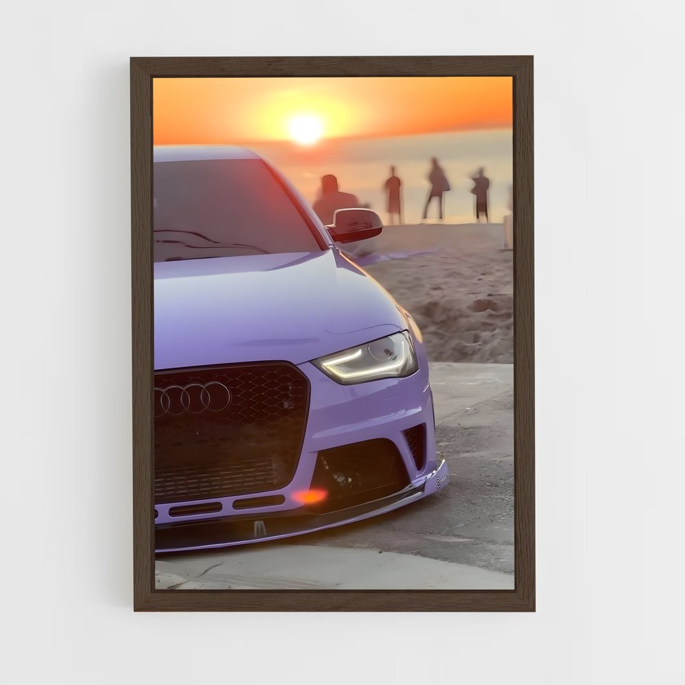 Poster coucher soleil – affiche Audi (vue 5)
