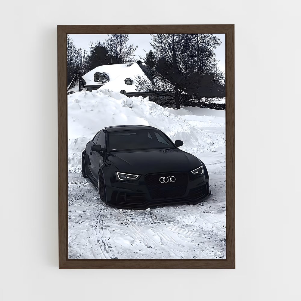 Poster Neige Noire – affiche Audi (vue 5)