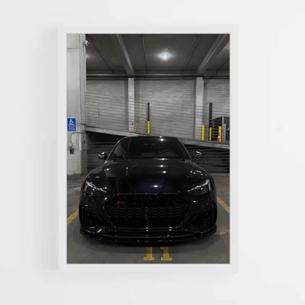 Poster Vitesse élégance atelier – affiche Audi (vue 3)