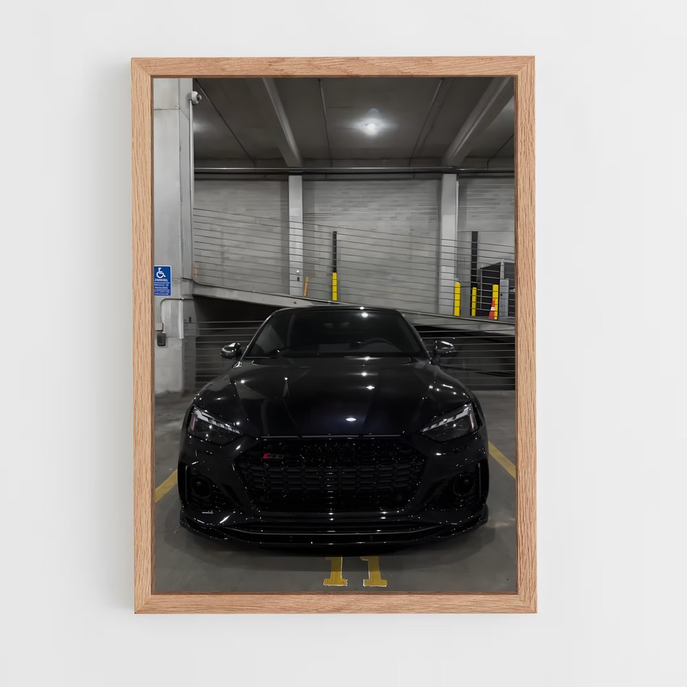 Poster Vitesse élégance atelier – affiche Audi (vue 4)