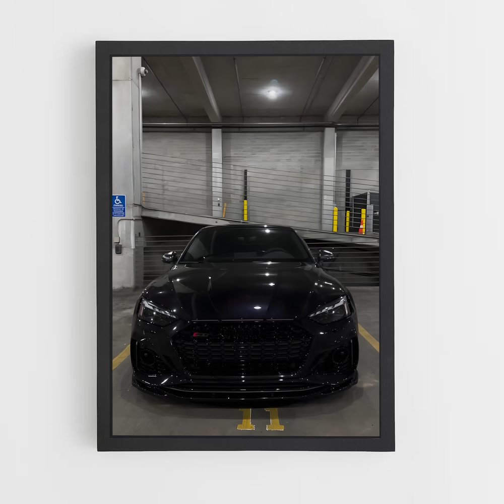 Poster Vitesse élégance atelier – affiche Audi (vue 2)