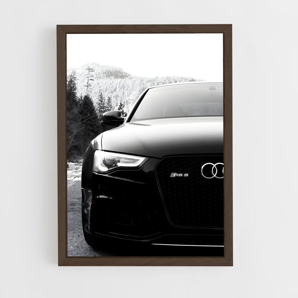 Poster Audi Noir (vue 5)