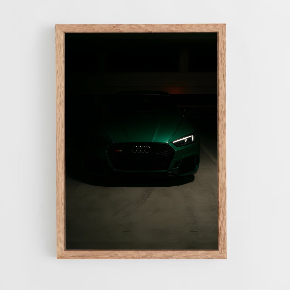Poster Audi Vert (vue 4)