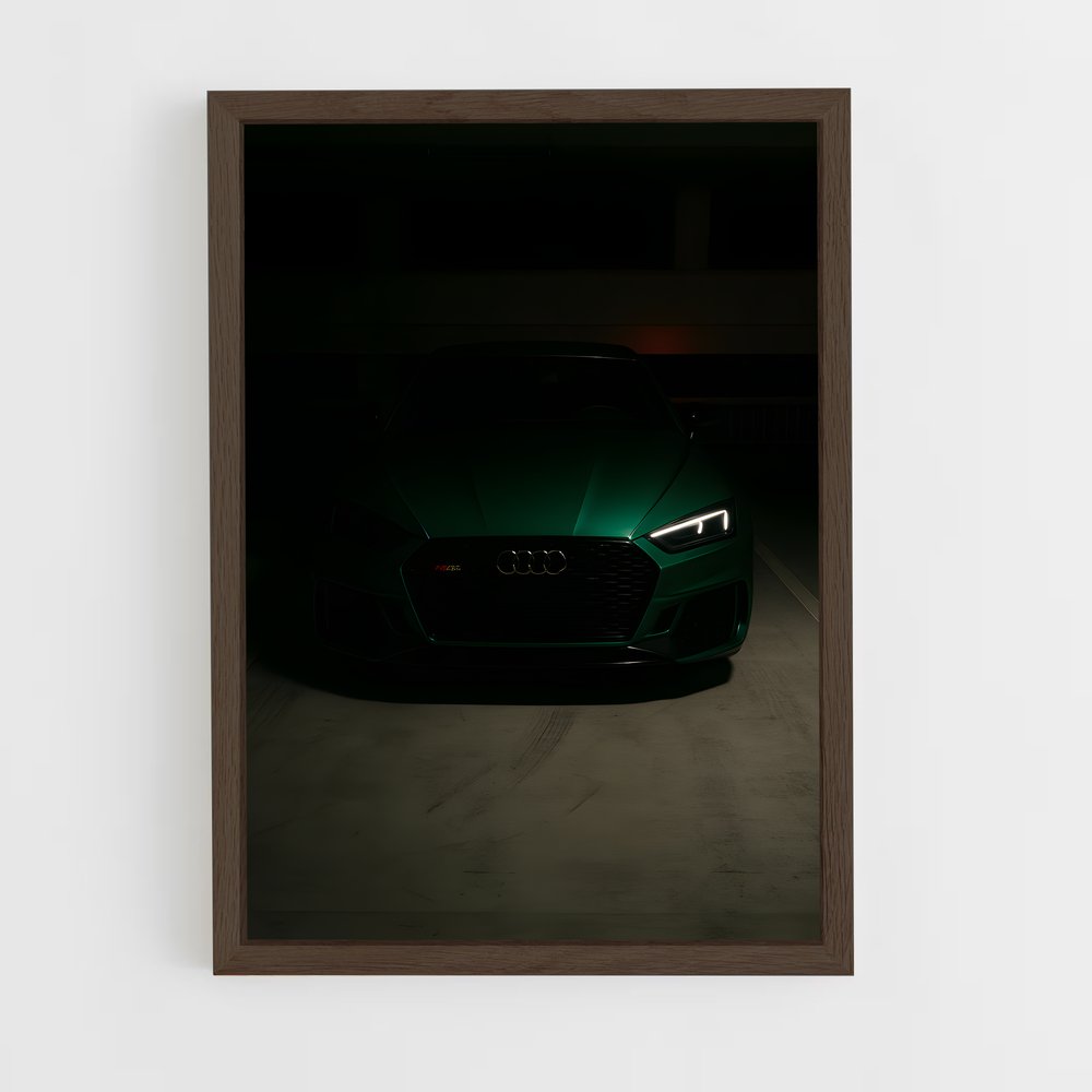 Poster Audi Vert (vue 5)