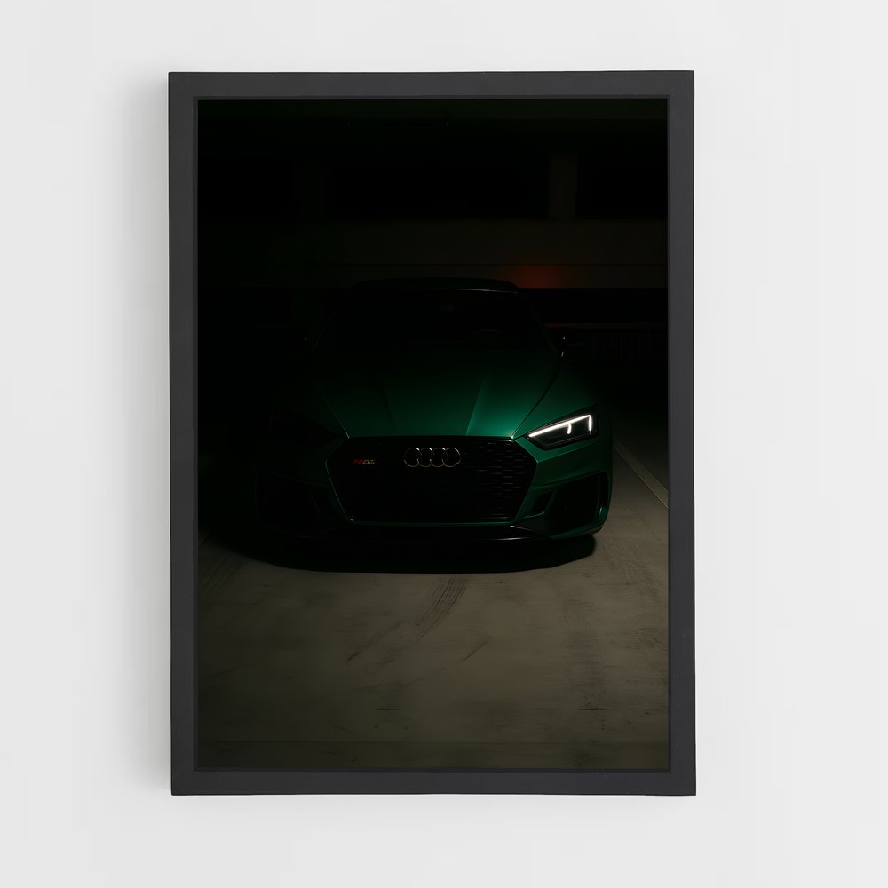 Poster Audi Vert (vue 2)