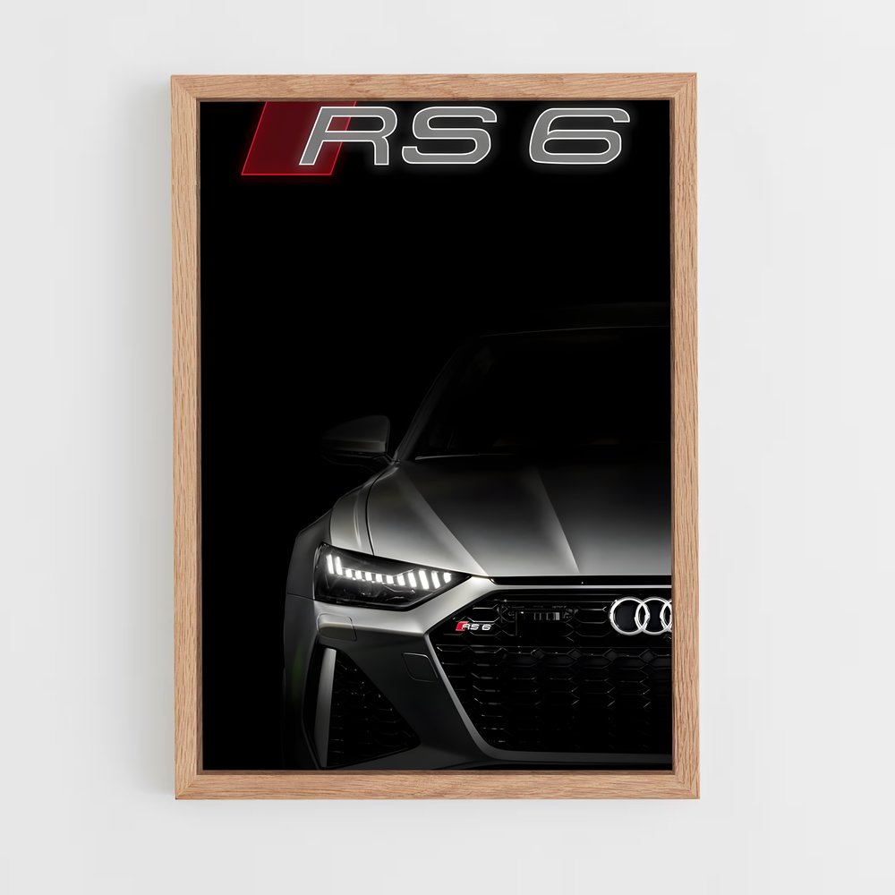 Poster RS6: La Légende Moderne – affiche Audi (vue 4)