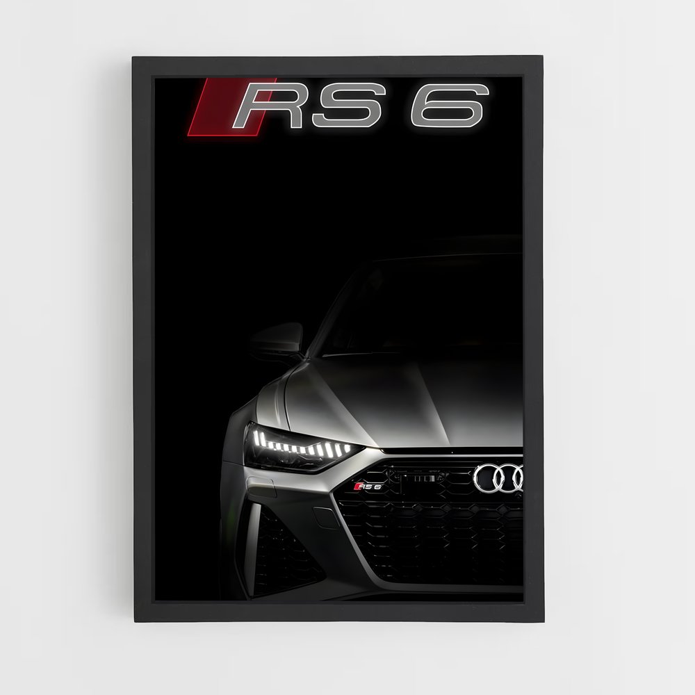 Poster RS6: La Légende Moderne – affiche Audi (vue 2)
