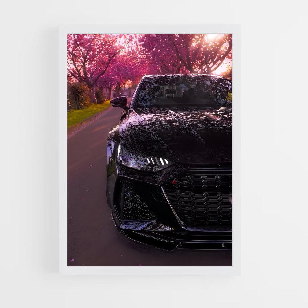 Poster Fleur de Route – affiche Audi (vue 3)