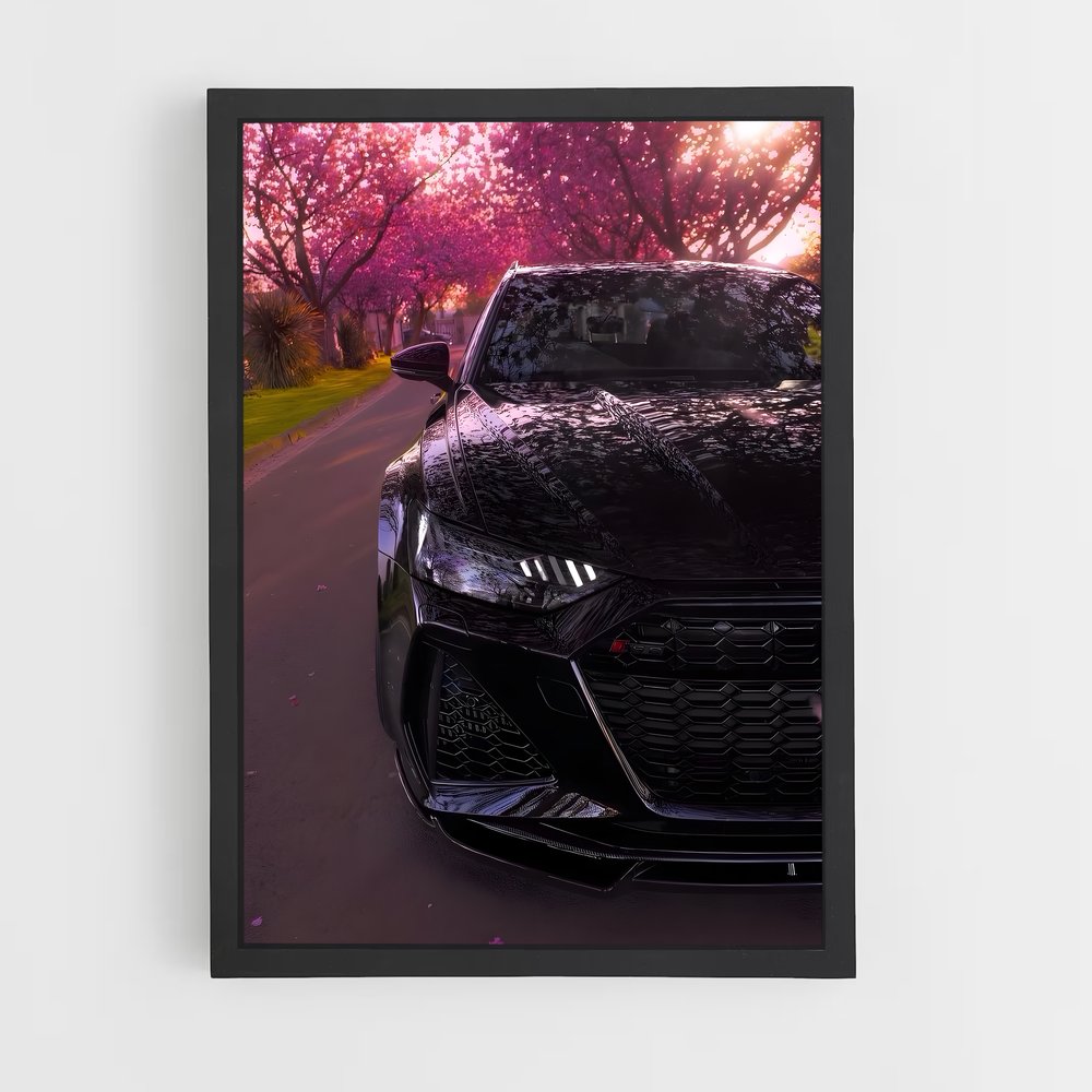 Poster Fleur de Route – affiche Audi (vue 2)