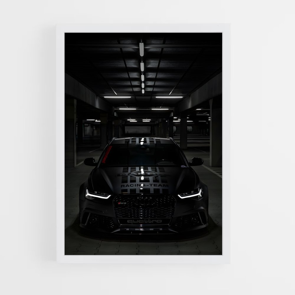 Poster Audace Noire – affiche Audi (vue 3)