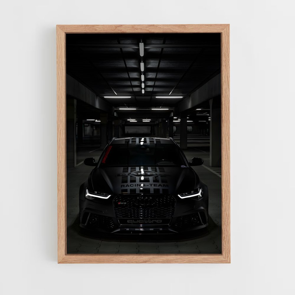 Poster Audace Noire – affiche Audi (vue 4)