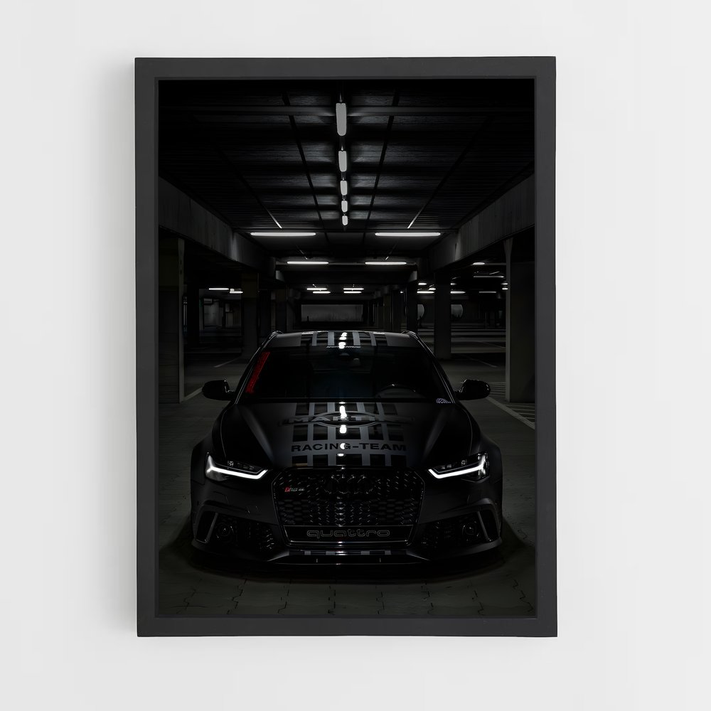 Poster Audace Noire – affiche Audi (vue 2)