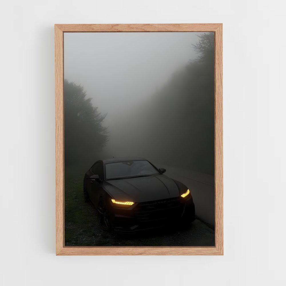 Poster Brume et Vitesse – affiche Audi (vue 4)