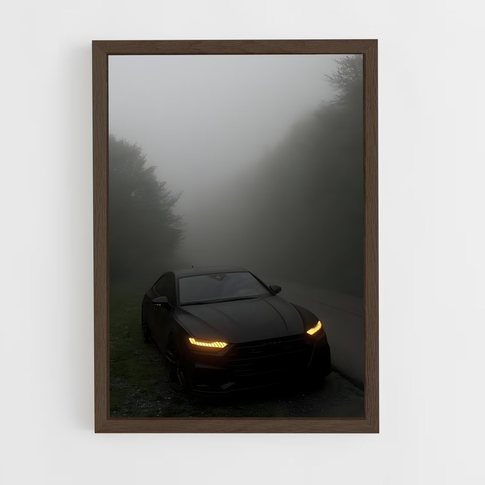 Poster Brume et Vitesse – affiche Audi (vue 5)