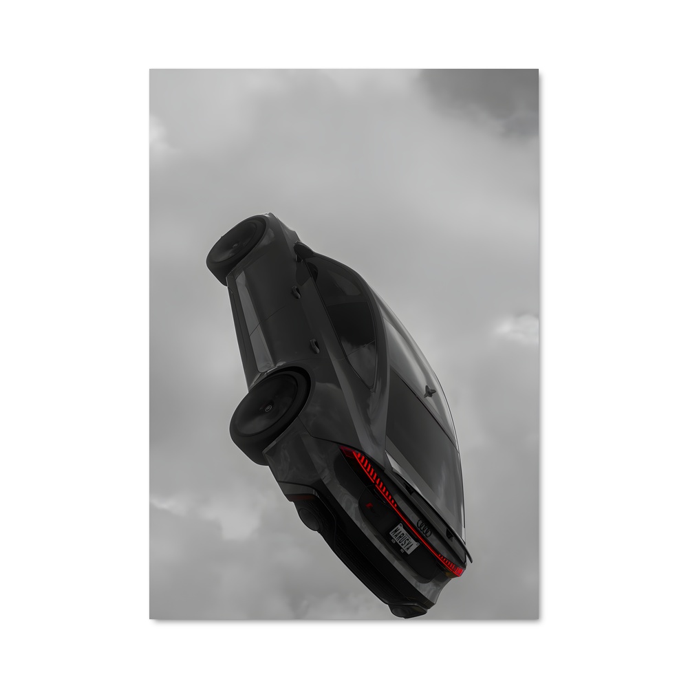 Poster Voyage Celeste Audi Ambiance moderne