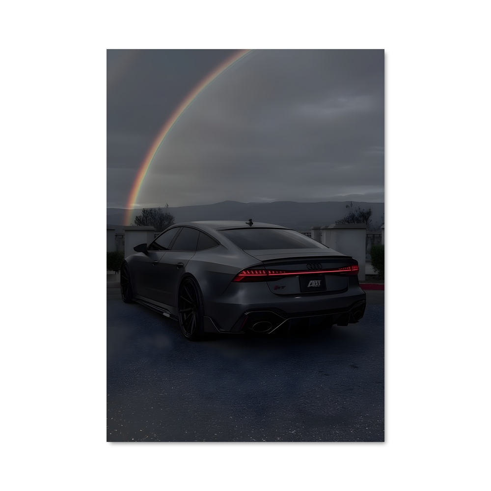 Poster Entre l'Arc-en-Ciel et la Route