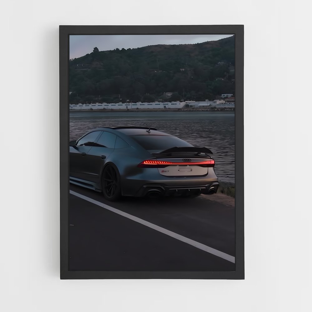 Poster L'Auto du Futur – affiche Audi (vue 2)