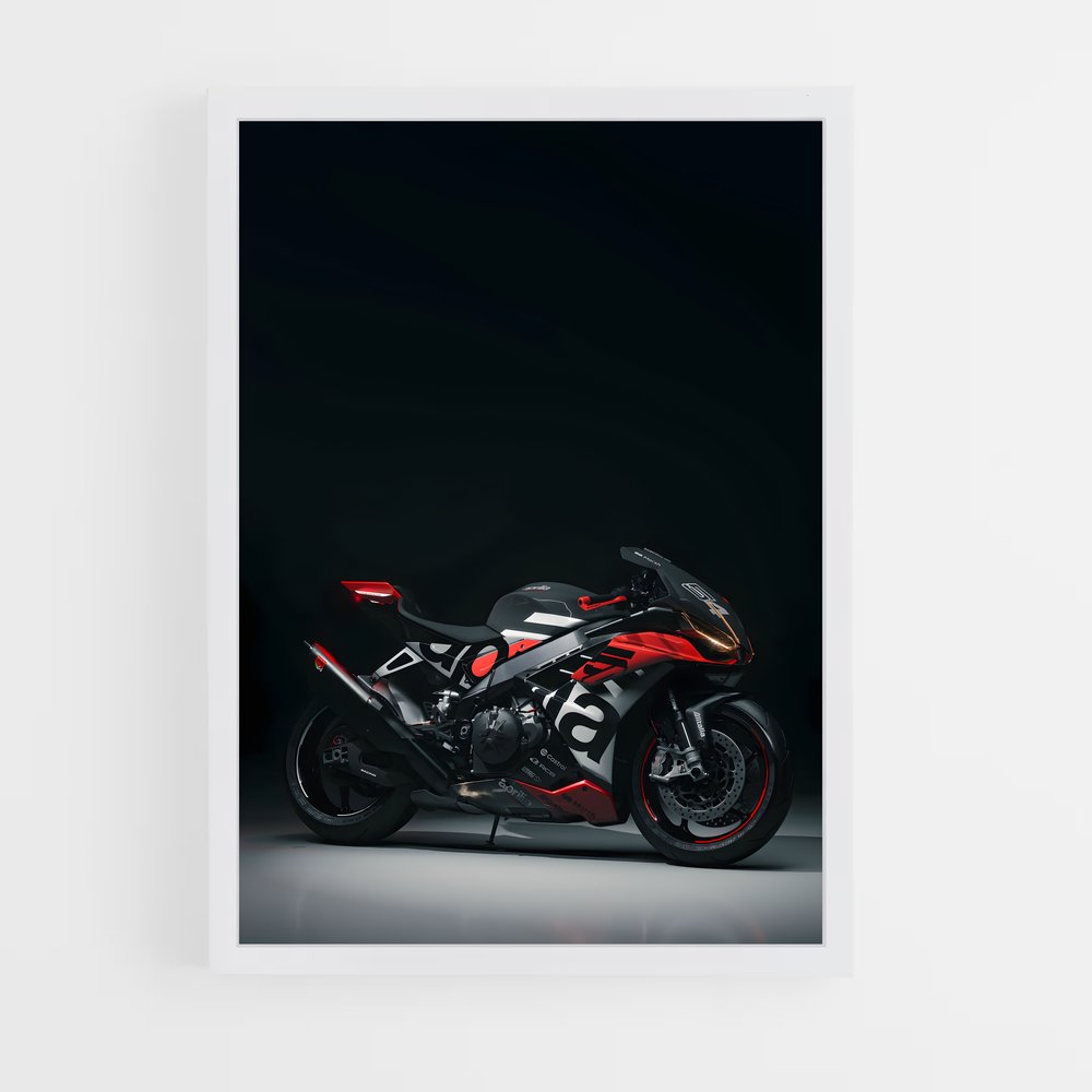 Poster Nocturne Vitesse – affiche Aprilia (vue 3)