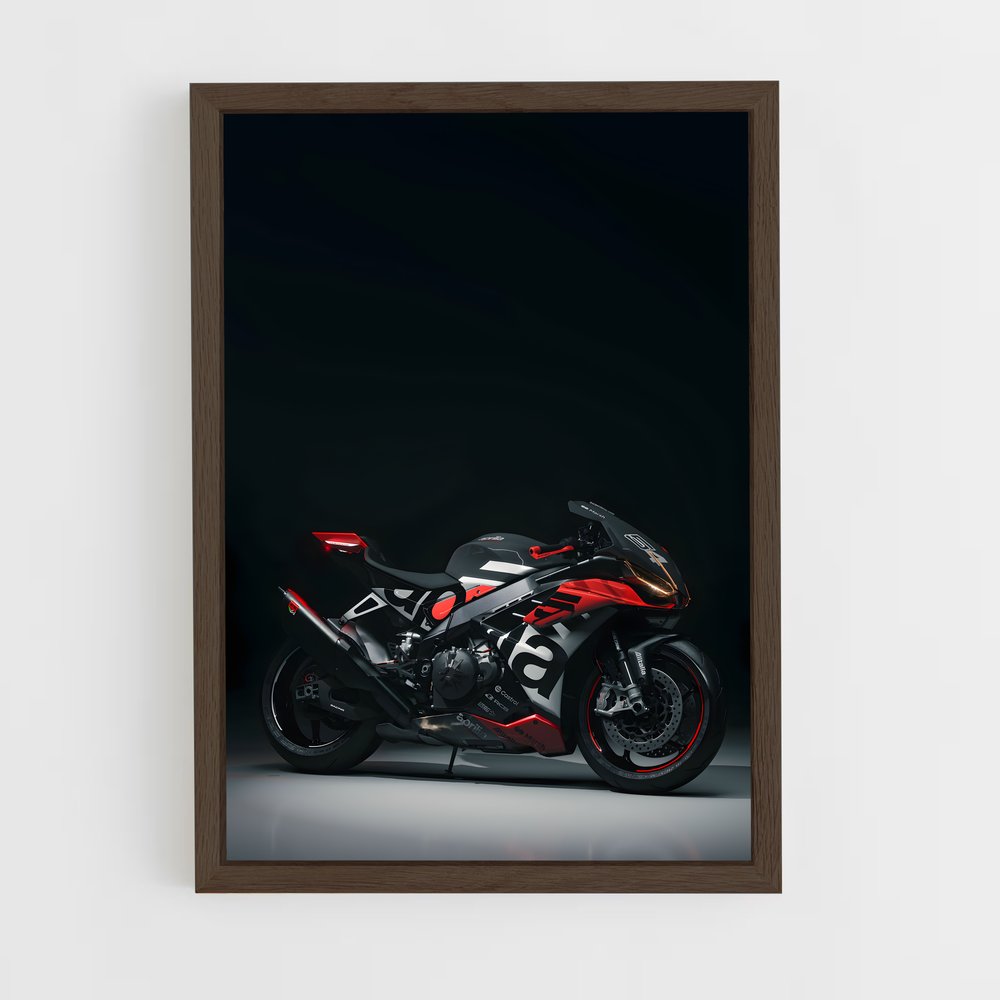 Poster Nocturne Vitesse – affiche Aprilia (vue 5)