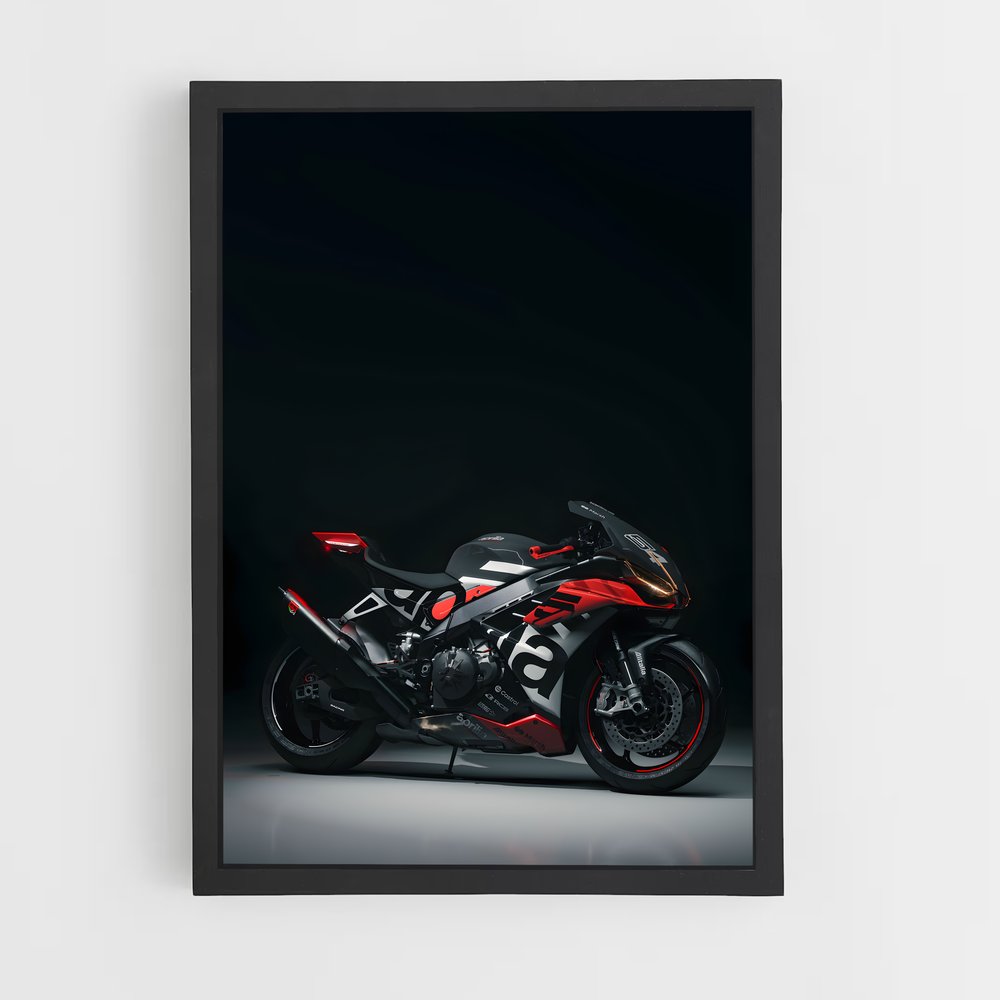 Poster Nocturne Vitesse – affiche Aprilia (vue 2)