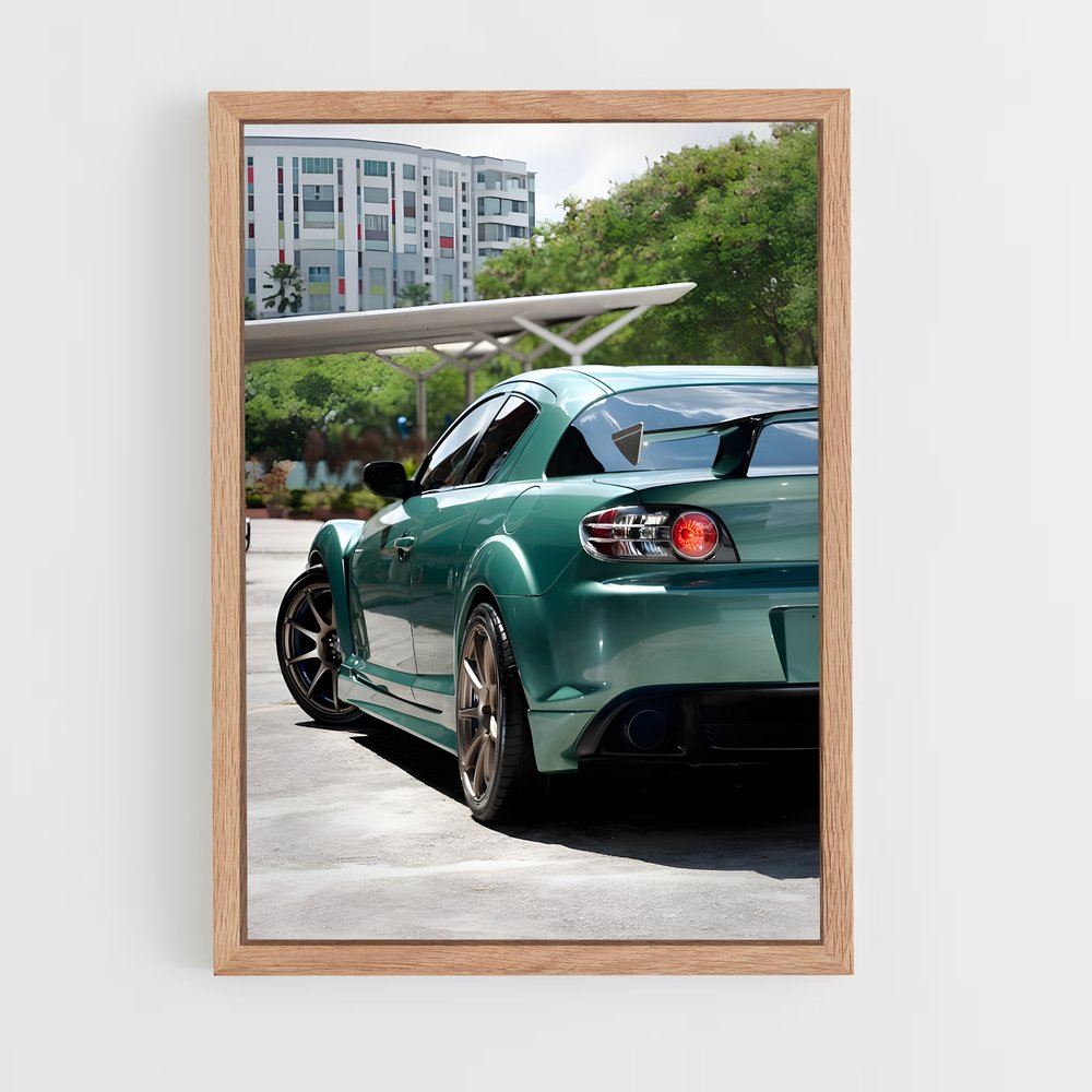 Poster vitesse sophistication – affiche Mazda (vue 4)