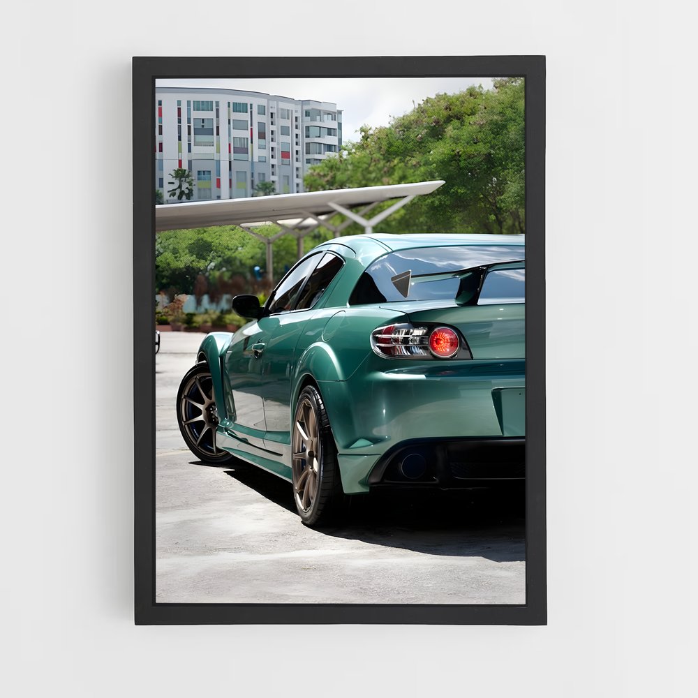 Poster vitesse sophistication – affiche Mazda (vue 2)