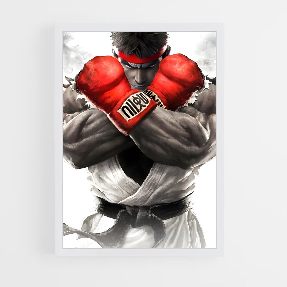 Poster Hadouken Master – affiche Street Fighter (vue 3)