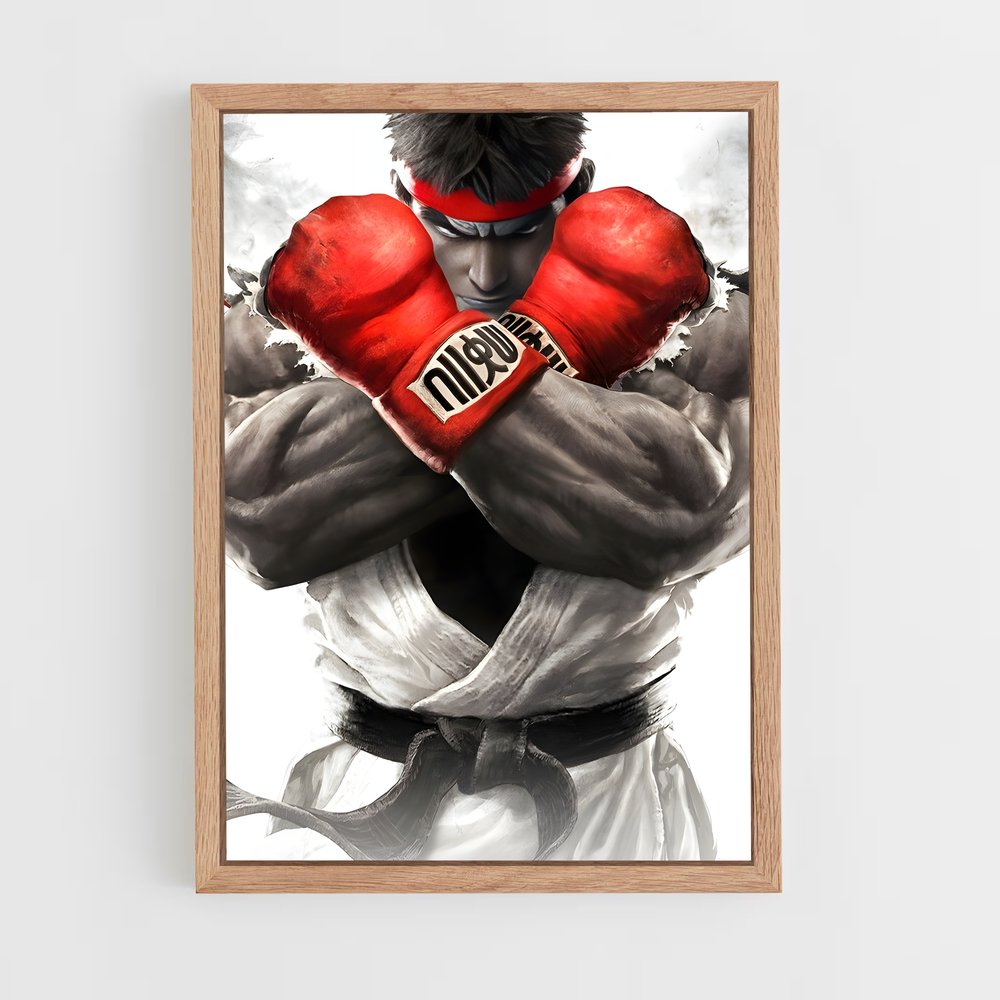 Poster Hadouken Master – affiche Street Fighter (vue 4)