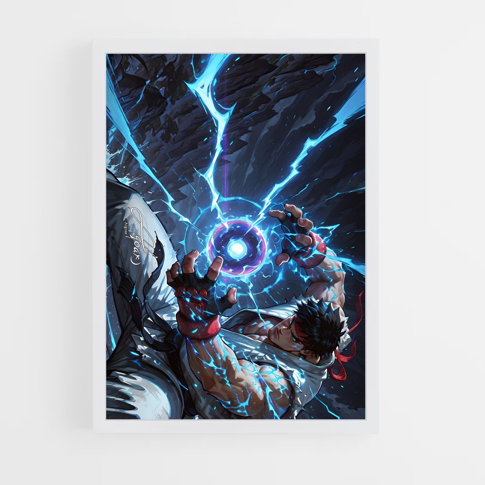 Poster Ryu pleine – affiche Street Fighter (vue 3)