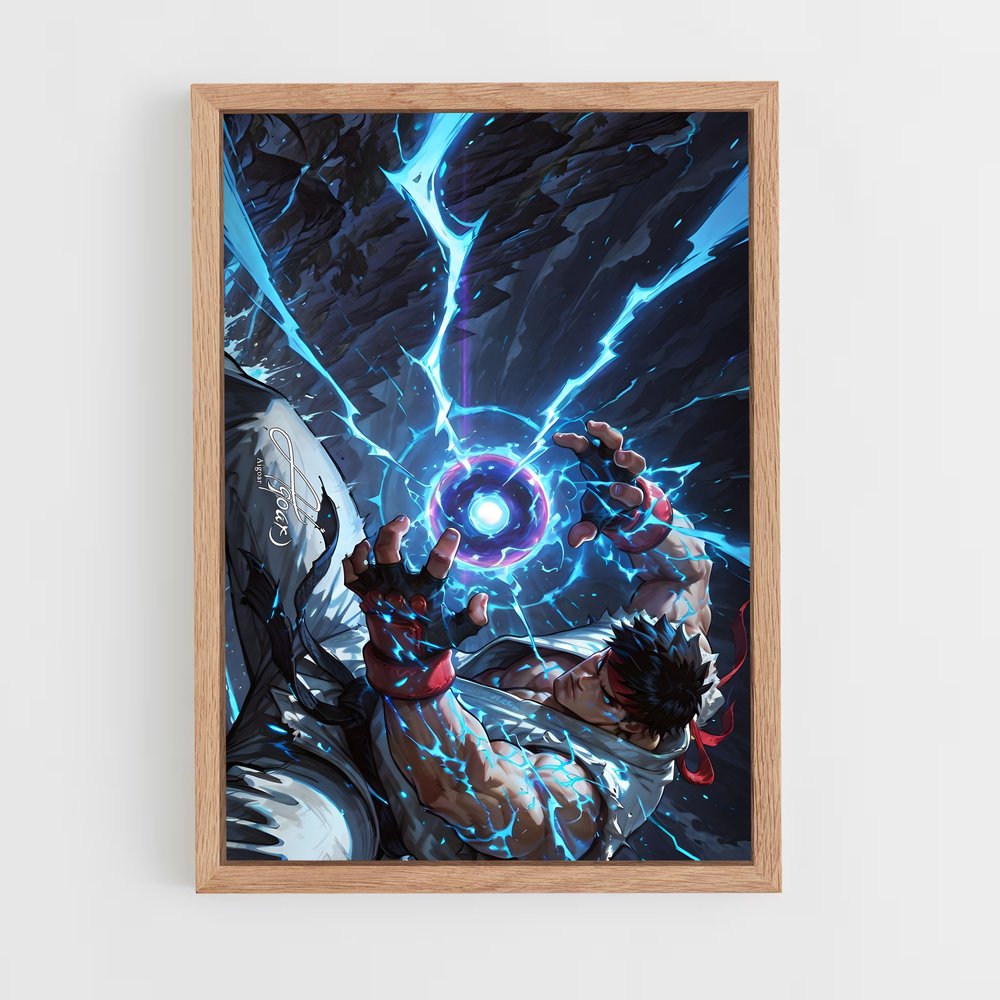 Poster Ryu pleine – affiche Street Fighter (vue 4)