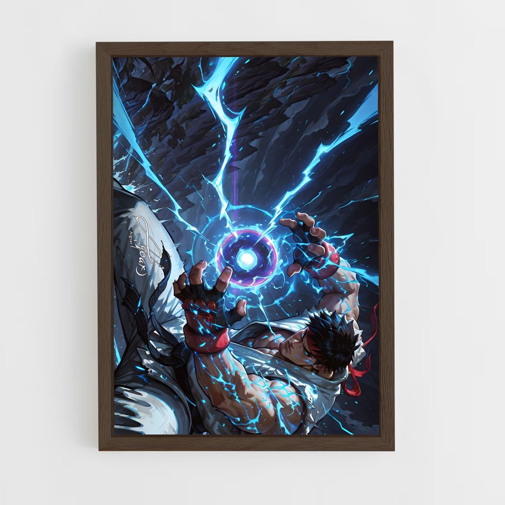 Poster Ryu pleine – affiche Street Fighter (vue 5)