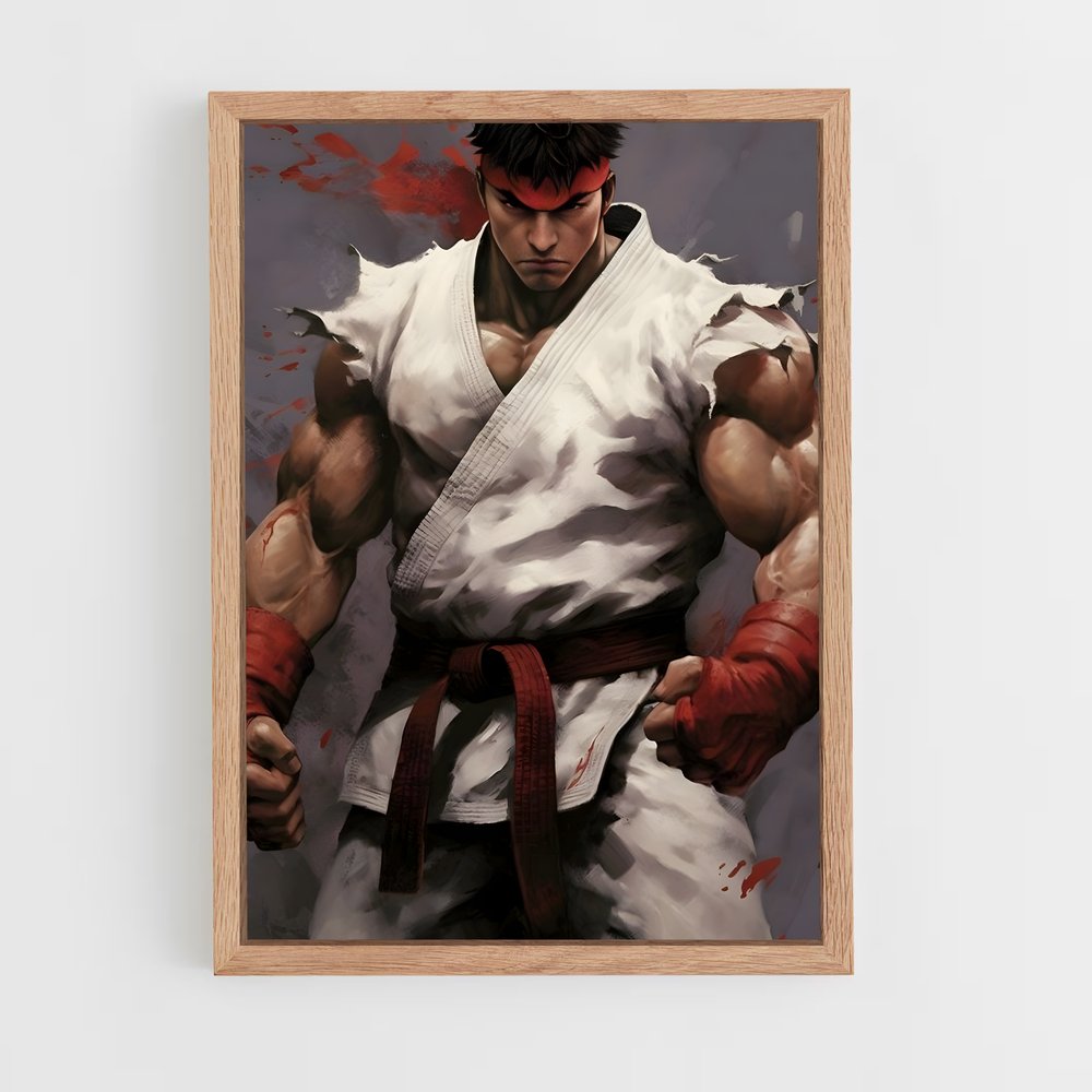 Poster Le Maître de Karaté – affiche Street Fighter (vue 4)