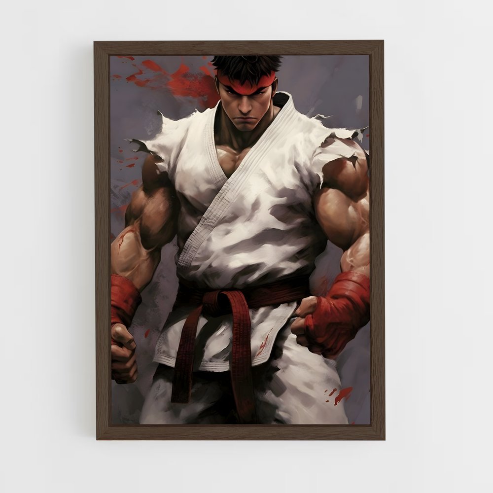 Poster Le Maître de Karaté – affiche Street Fighter (vue 5)