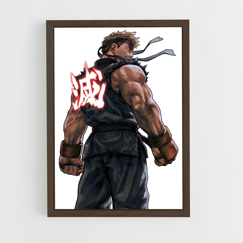 Poster Ryu samouraï – affiche Street Fighter (vue 5)