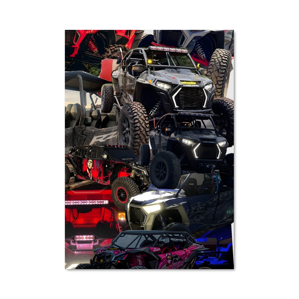 Poster colorées roues