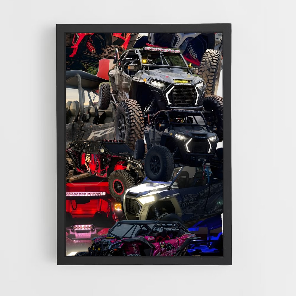 Poster colorées roues – affiche Alfa Romeo (vue 2)