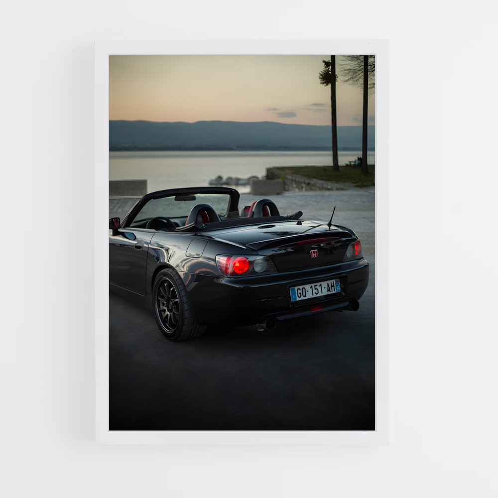 Poster puissance de roues – affiche Honda (vue 3)