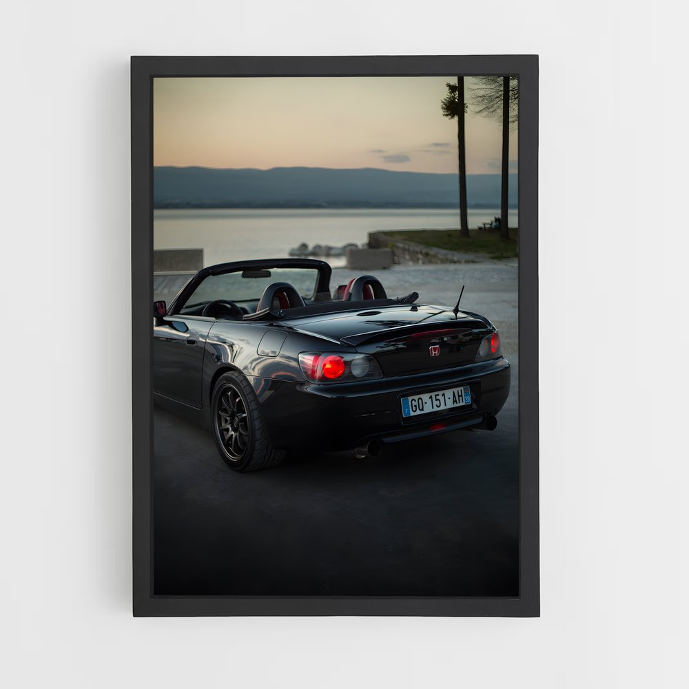 Poster puissance de roues – affiche Honda (vue 2)
