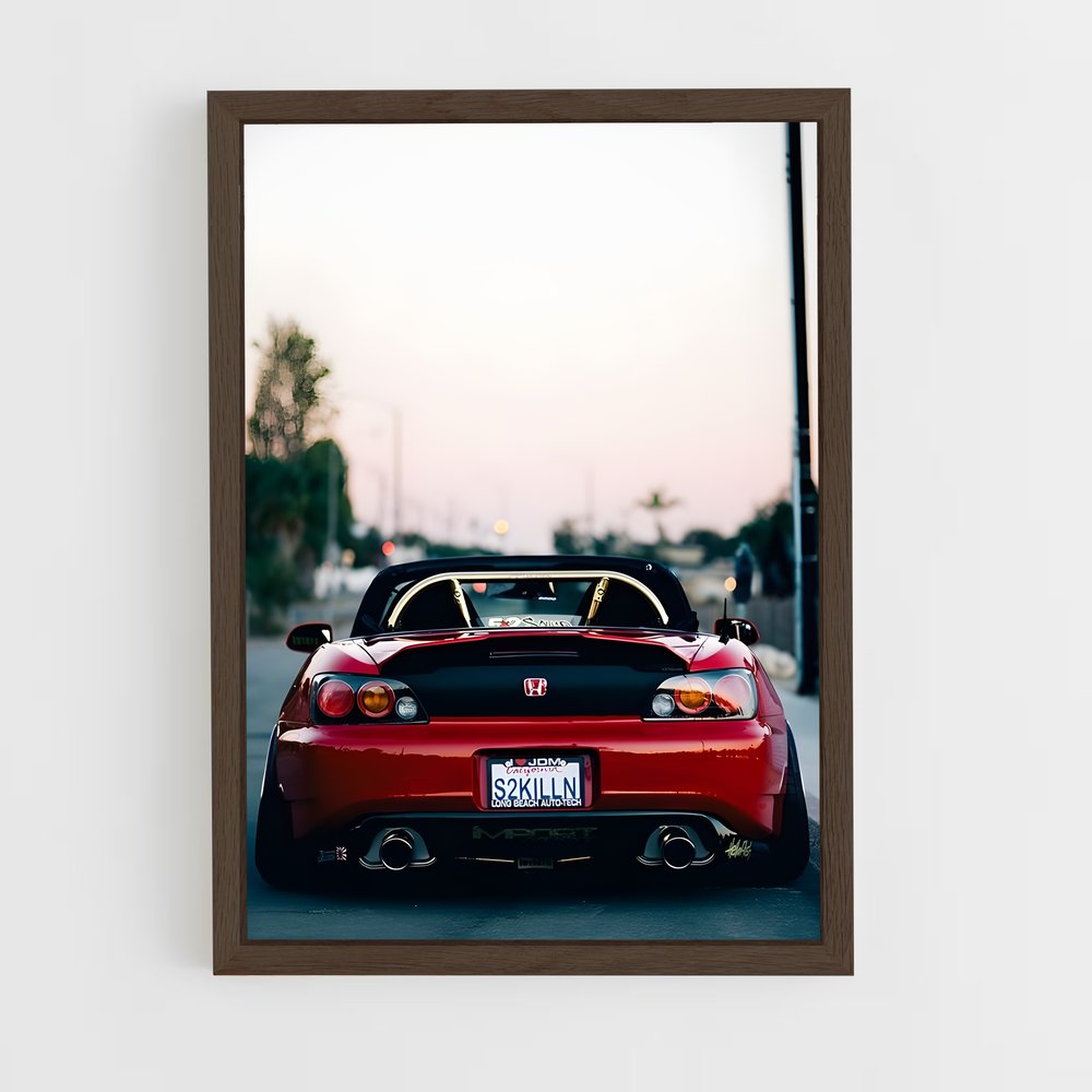 Poster Vitesse élégance pittoresque – affiche Honda (vue 5)