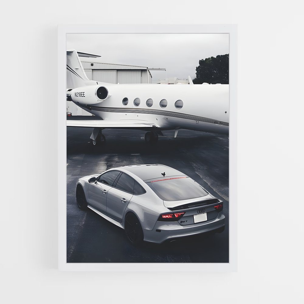 Poster Jet Set Lifestyle – affiche Saleen (vue 3)