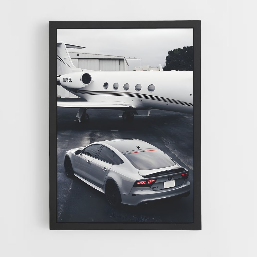 Poster Jet Set Lifestyle – affiche Saleen (vue 2)